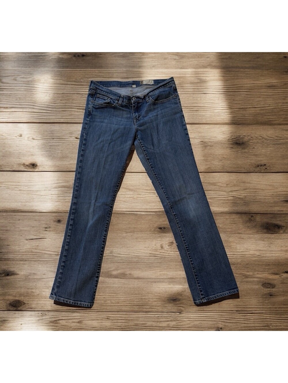 GAP Women’s Straight Jeans Size 12R Medium Wash Classic Denim - Picture 2 of 7